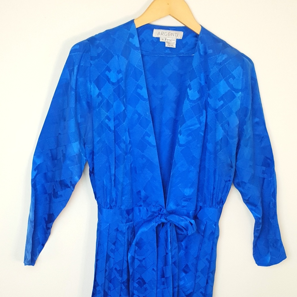 Vintage 80s Dress With Shoulder Pads Size 6 Medium
